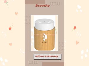 Breathe Diffuser Aromaterapi Waterless Bamboo Alat Aroma Terapi Tanpa Air Bahan Bambu Alat Pengharum Ruangan Difuser Aromateraphy