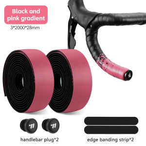 West Biking | WEST BIKING Triangle Gradient Sweat Proof Handlebar Tape Spiral Texture PU EVA Anti Slip Shock Absorption Road Bike Bar Wrap