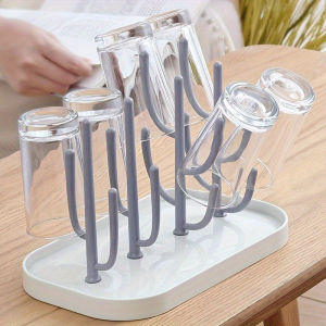 Baby Bottle Drying Rack PP Portable Milk Bottle Drainer Pacifier Dryer Baby Care Tools Feeding Bottle Drying Shelves