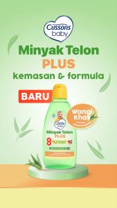 CUSSONS BABY Minyak Telon Oil Plus 60ml BPOM