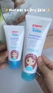 Pigeon Teens Facial Foam Daily Mild Cleansing 40gr | 100gr | Sabun Muka Kulit Kering | Pembersih Wajah