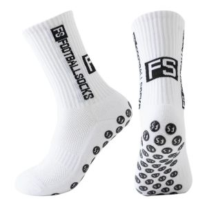 FS Football Socks New Style Round Silicone Suction Cup Grip Anti Slip Soccer Socks Sports Men Women Baseball Rugby Socks