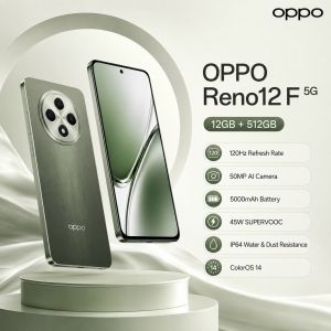 OPPO | 2026 new OPPO Reno12 F 5G 12GB+512GB Smartphone 50MP AI Portrait Camera 120Hz OLED Display 5000mAh Battery 45W Charge NFC