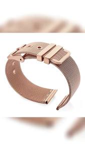 0.4 Milanese Mesh Loop Stainless Steel Watch Band Quick Release 20mm 22mm Mens Bracelet 1.5mm Thickness Strap for DW for Omega