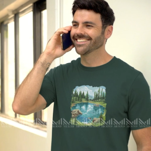 Nature view adult graphic t shirt premium cotton nature design baju tshirt lelaki perempuan