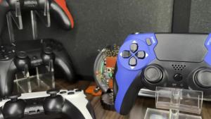 GAMINJA P48 Wireless Controller BT Gamepad Double Vibration No Latency With Touchpad Microphone Earphone Port For PS4 PS3 PC