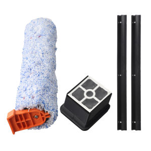 1Set For ILIFE For W90 Filter Mop Cloth Rubber Scraper Kit Cordless Wireless Dry Cleaning Smart Washing Mop Vacuum Cleaner Part