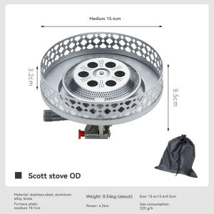 CAMPINGMOON OD-4/PG-4 Aluminum Alloy Outdoor Portable Backpack Butane Propane Camp Gas Stove Burner Hiking Picnic Cooking Stove