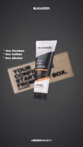 BLACKOSTA Hydrating Sun Lotion Spf 35 Sun Lotion Pria 100ml