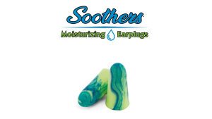 Moldex Soothers Moisturizing Foam Earplugs | NRR 33 dB | Extra-Soft Low-Pressure Foam | Sleep Study Work | 1 Pair | Made in USA