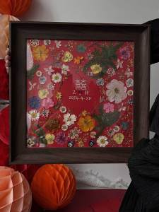 ทําด้วยมือ Diy Creative Eternal ดอกไม้งานแต่งงานของขวัญสําหรับเพื่อนเจ้าสาว High End กรอบรูปเครื่องประดับตกแต่งบ้านสไตล์จีนใหม่