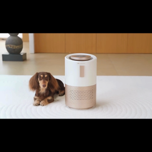 PetSnowy Smart Pet Air Purifier | TiO₂ + UVC Odor Removal + H13 HEPA Filter for Pet Dander Hair & Odor | Smart Air Quality Monitoring + 1-Year SG Warranty