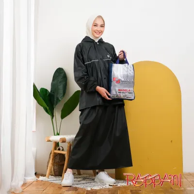 Jas Hujan Rok Masela Wanita Terbaik Anti Rembes