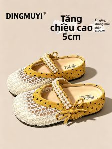 DINGMUYI | Dép Xỏ Ngón Hơi Thở Mùa Hè 5cm Đệm