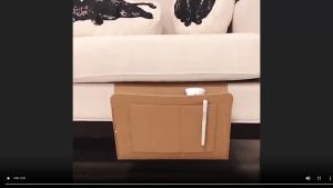 Felt Bedside Storage Organizer Anti-slip Bedside Bag Bed Sofa Side Hanging Couch Storage Remote Control older Pockets