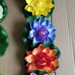 Hoa Sen Nhân Tạo Thả Trên Mặt Nước Trang Trí Hồ Cá Bông Sen Giả Nở 18cm Trang Trí Mang Đến Cảm Giác Thư Giãn