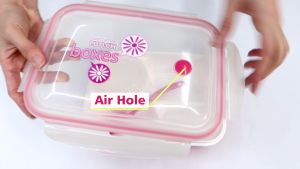 Yooyee Kotak Makan 4 Sekat Mangkok Sup & Sendok BPA Free Food Grade | 415 Kivaro Indonesia