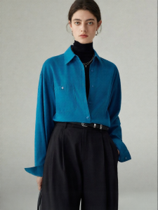 YAKEJIA | Versatile Soft Velvet Fall/Winter Shirt for Layering