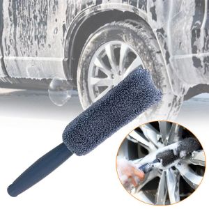 Wheel Hub Brush Ultra Fine Fiber Cleaning Brush Scratch Free Tire Brush General Automotive Tire Cleaning Accessories