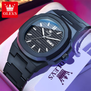 OLEVS Watch For Mens Waterproof Original 2025 New Fashion Casual Stainless Steel Luminous Calendar Mens Watch
