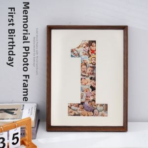 GUANGMANZHI | DIY Custom Baby 1st Birthday Photo Frame 2mm
