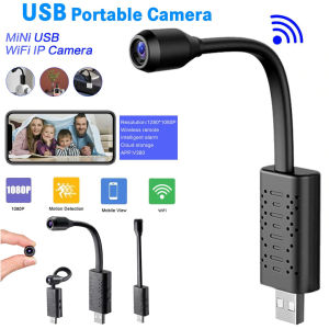 【Haile-shop】V380 PRO U21 Wifi HD Smart Mini USB IP Camera CCTV Security Cam Baby Monitor portable video recorder