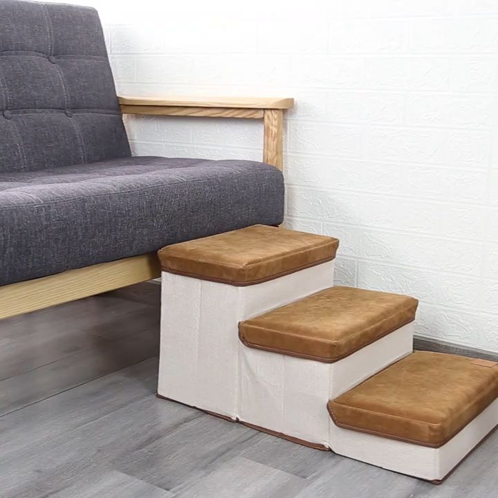 Pet products Dog stairs Folding storage cat and dog ladder household