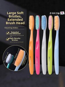 FANZHI | Adult Large Head Soft Bristle Toothbrush Wide Long for Stain Removal