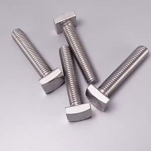 GB35 Standard Grade C 304 Stainless Steel Square Head Machine Bolts Anti-Rust Structural Fasteners For Frame Assembly M4 M5 M6