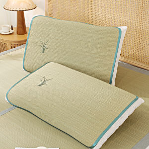 Đệm Gối Tre Tự Nhiên Mùa Hè Dụng Cụ Làm Mát Cho Một Người Dùng Khăn Tre La Quan Túi Đựng Gối Dụng Cụ Làm Mát Kiểu Nhật Bản