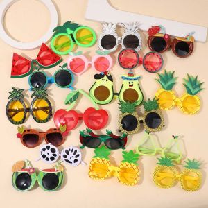 Tropical Fruit Series Party Sunglasses Decorative Props Photography Glasses for Graduation Dance Parties Hawaiian Theme
