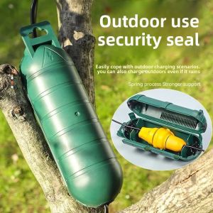 1/4PC Extension Cord Safety Cover with Waterproof Seal Weatherproof Electrical Connection Box To Protect Outdoor Outlet Safety