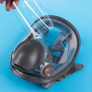 Scratch Resist Protective 6800 Respirator Screen Visor Gas Mask Full Face Screen Protector Painting Spraying 6885 Mask Cover