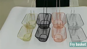 KERANJANG HOLDER PENGGORENGAN KENTANG GORENG FRENCH FRIES KERANJANG BASKET POTATO CHIPS STAINLESS STEEL