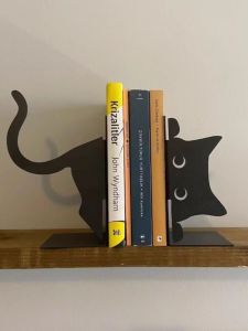 Creative Superhero Desktop Bookends Iron Storage Student Decorations Dual-Purpose Book Stops Organizer Display Iron Bookends