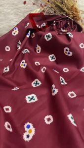 [1 METER] Batik Jumputan Sandwash - Batik Halus Motif Simpel Kualitas Bagus / Lebar 1.15 Meter