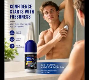 50ML Anti Odor Body Cream Roll-On Beads Anti Sweating Odorless Scenting Underarm Neck Deodorant Skin Care For Men
