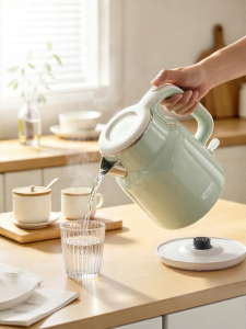 [China Plug Without Adapter] Bear | Electric Kettle with Insulation for Home Use