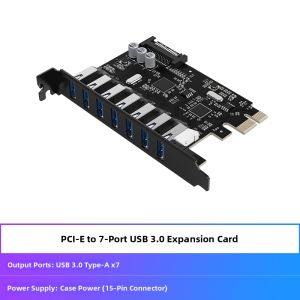 ORICO | PCI-E to USB 3.0 Expansion Card 7 Ports