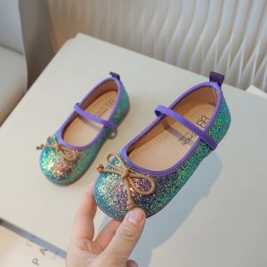 Glitter Little Mermaid Princess Shoes for Girls: Stylish Evening & Party Wear