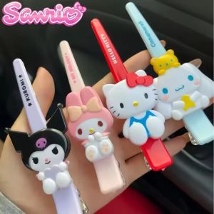 ปิ่นปักผม Sanrio Hello Kitty น่ารักคลิป Y2K เด็กผู้หญิงการ์ตูนเด็กผู้หญิงคลิปเครื่องประดับศีรษะกิ๊บติดผมด้านหน้าเครื่องประดับผมของขวัญ
