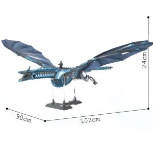 1889PCS Dragon Smaug Building Blocks Animal Model Fire Breathing Dragon Building Blocks Bricks Toys For Children Christmas Gifts