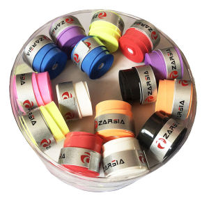 60pcs Sticky Anti-skid Tennis Racket Grip Sweat Soft Badminton Tennis Racket Overgrips 0.6mm