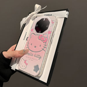 Luxurious Porsche Design Huawei Mate Series Phone Case with Cute Kitty Cat Pattern Premium Quality Durable Acrylic Material