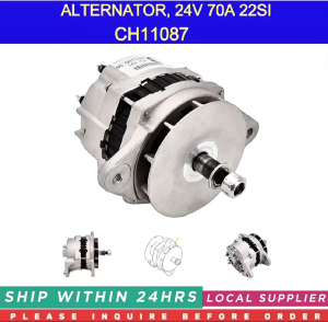 CH11087 ALTERNATOR 10000-55615 996-993 [22SI 24V 70A] [LIMITED LOCAL STOCK. SHIP WITHIN 24HRS] FOR FG WILSON & PERKINS 1506 2206 2306 2506 2806