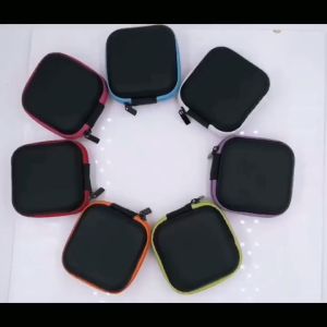 Portable Travel Organizer Storage Bag Phone Charger USB Cable Earphone Pouch Multicolor PU Leather Zipper Bag 耳机数据线收纳包