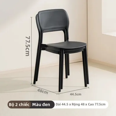 Citylong | Ghế Ăn Bữa Có Dựa Lưng Thoải Mái Cho Nhà