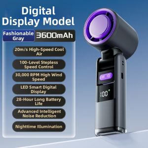 Portable Handheld Mini Fan Leafless Cooling Air Conditioner Semiconductor Cold Wind Ice Compress Handheld Fan New 2025 Model