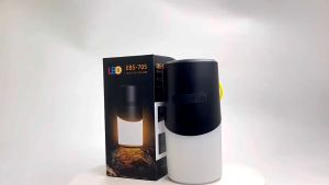 Speaker Bluetooth Portable with Stereo Bass Portable Bluetooth Speaker / Speaker LED RGB 7 Warna USB Charge EBS-705 Portable Outdoor Camping Hiking