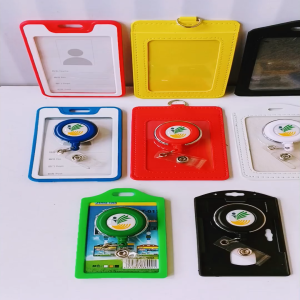 Gantungan Yoyo Id Card Putar Stainless KEMENSOS : Kementerian Sosial + Tempat/Holder Id Card